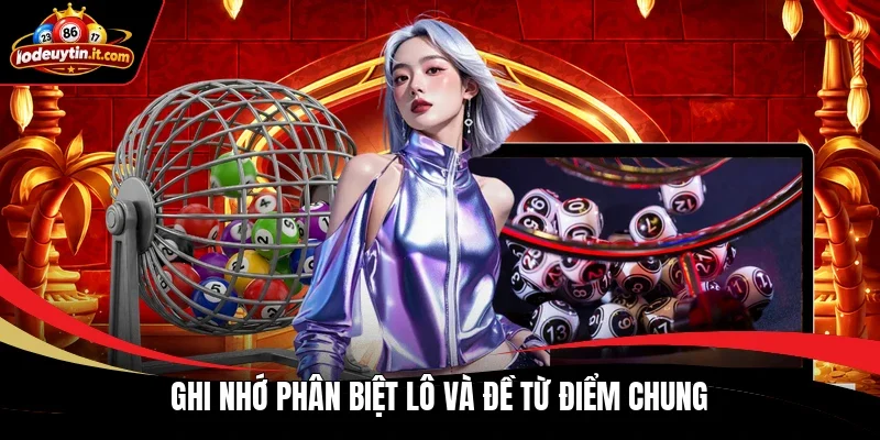 Ghi nhớ phân biệt lô và đề từ điểm chung